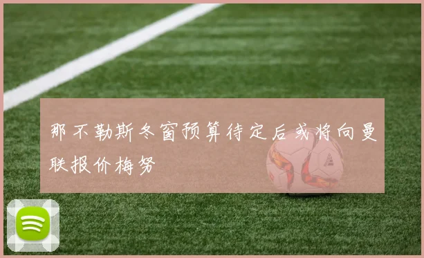 那不勒斯冬窗预算待定后或将向曼联报价梅努
